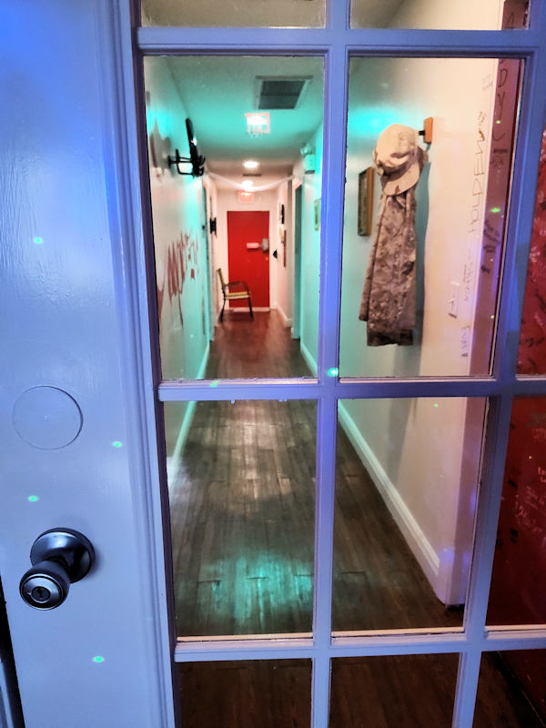 Escape Room door in Tampa ay